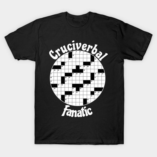 CRUCIVERBALIST Crossword Puzzle Lover's Tshirt Gift T-Shirt by StarDesignsByME